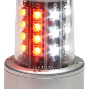 01-0790520-01 - LIGHT, Beacon, LED, Red and White, 28V,- McFarlane Aviation Bulk Order